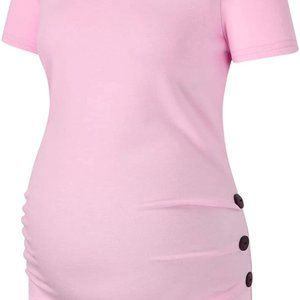 Maternity Tshirt with runched sides